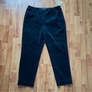 Coldwater Creek Audrei Pants Holly Ankle Leg Green Audrei Velveteen Pant Size 14